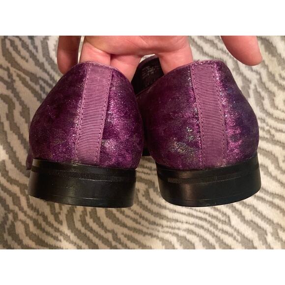 Stacy Adams Loafers Purple Metallic ~ So Sartorial! ~ Men\'s 8.5 Fits Womens 10.5 main image 10